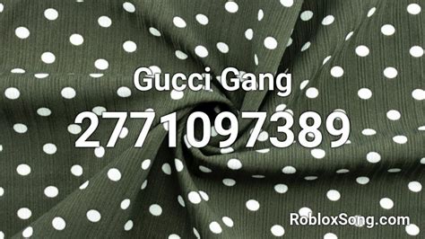 Gucci gang Roblox codes